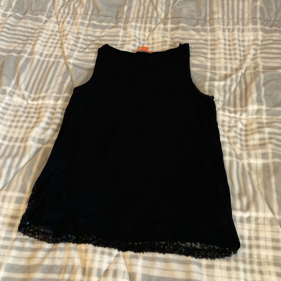 Joe fresh black sparkly tanktop size medium - Picture 2 of 3